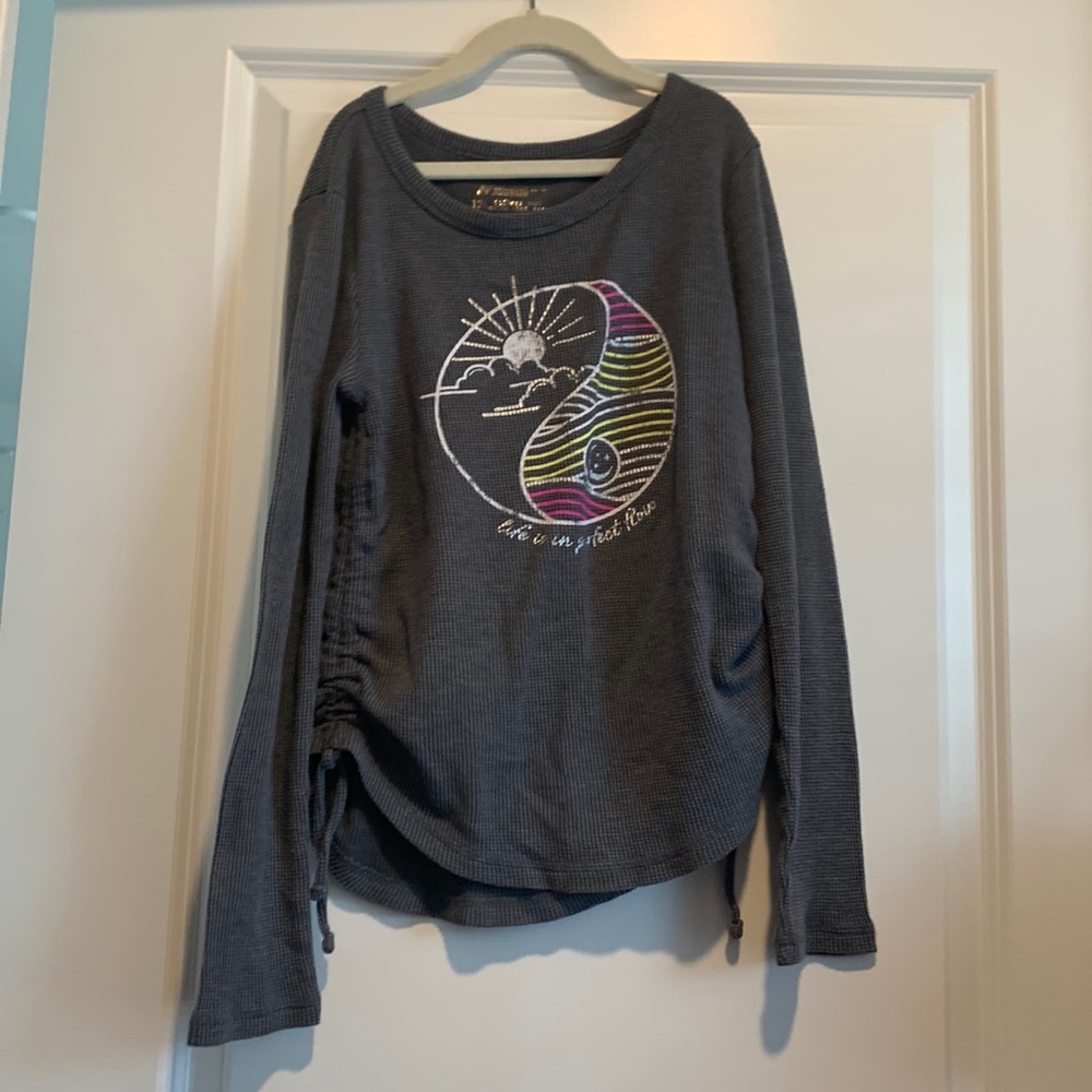 Collection X By Justice “Life Is In Perfect Flow” Kids Long Sleeve